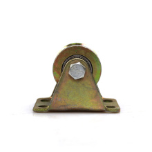 1.2 inch V type colorful steel pulley casters